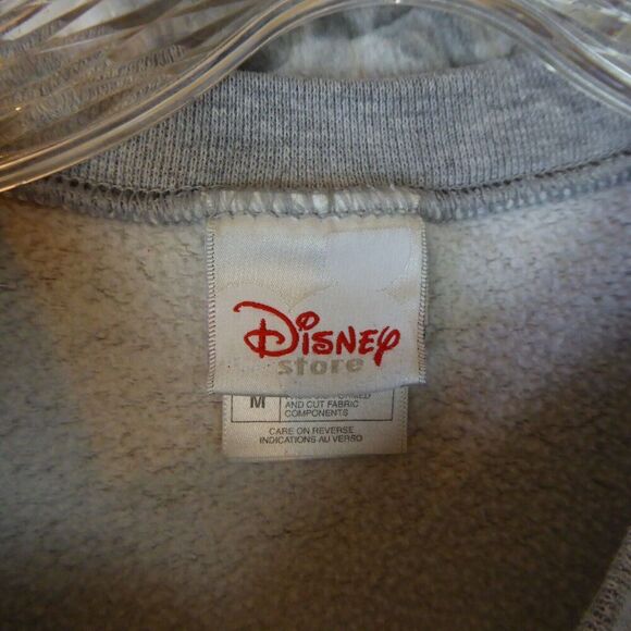 Vintage Disney Sweatshirt Mens Medium Gray Long Sleeve Crewneck  Eeyore Graphic - Picture 3 of 10